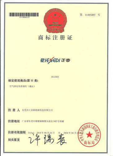 11495493正帝商標證